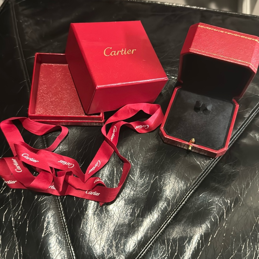 Cartier Ring Box With Ribbon